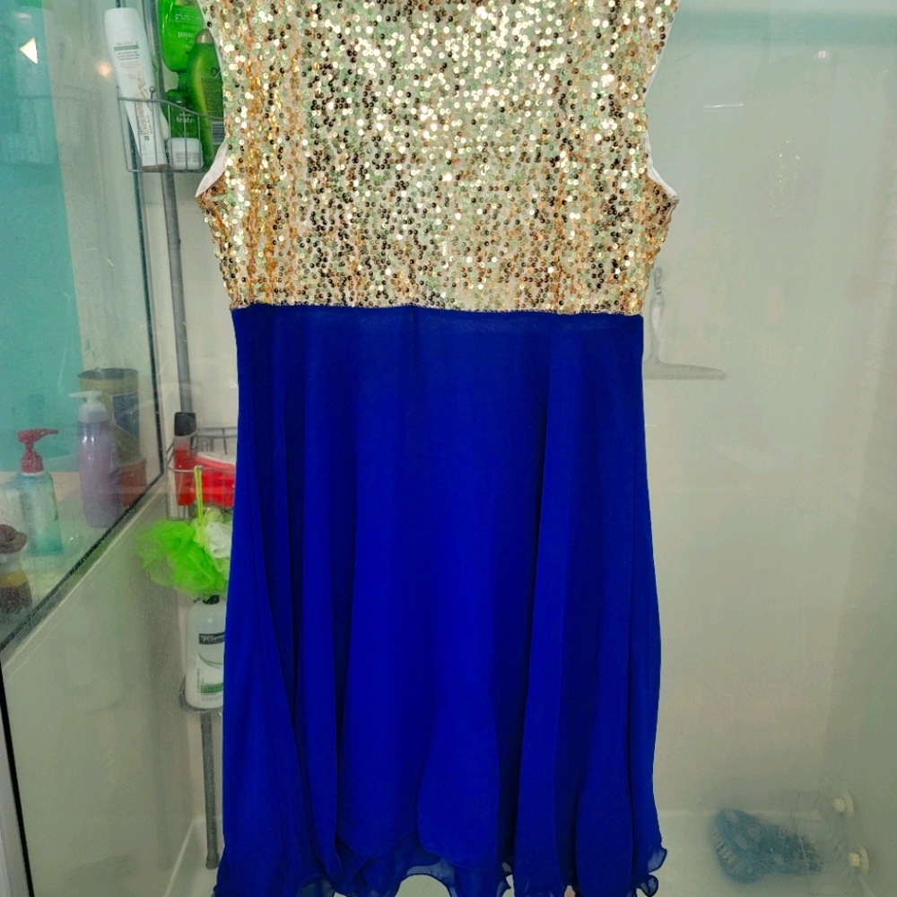 Sparkly top dress